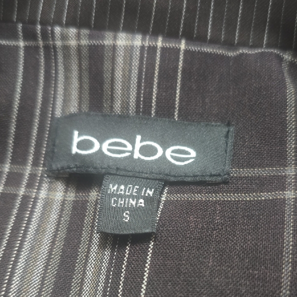 Bebe Black Pinstripe - Picture 9 of 9